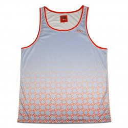 Baby Blue Tank Top with Lion Pattern