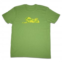 Men's Lime Green T-Shirt with Green Lionize