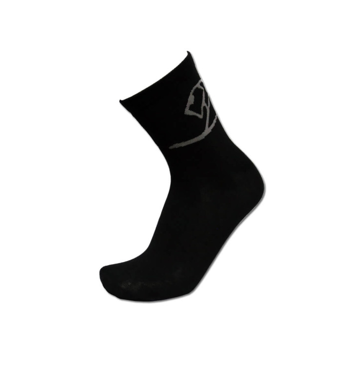 Men's Black Low Cut Socks with Gray Lion Wrap Men's Black Low Cut Socks with Gray Lion Wrap