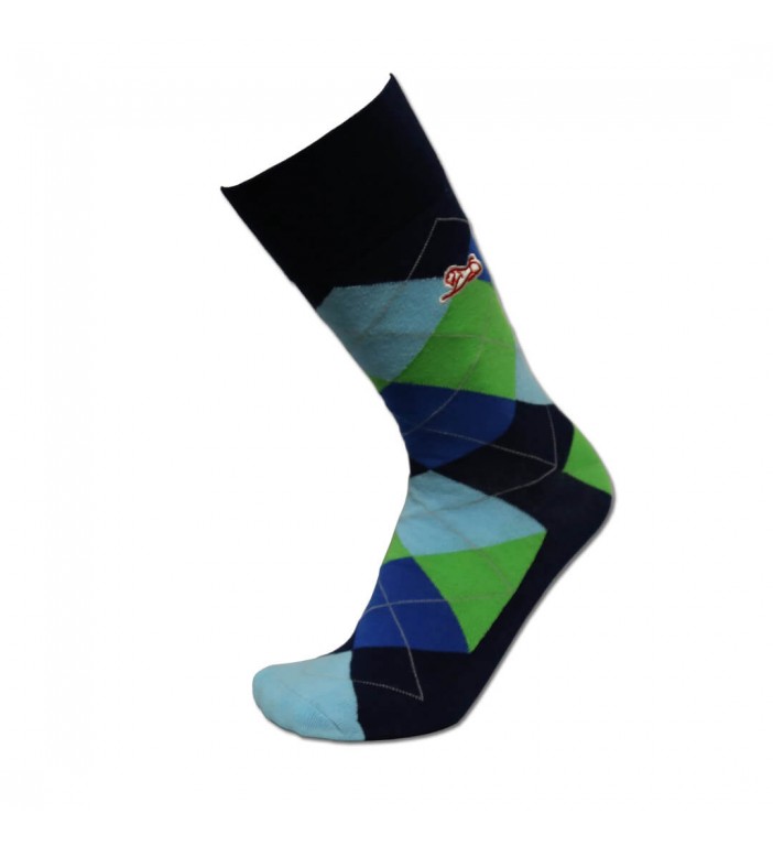 Men's Blue Argyle Sock Men's Blue Argyle Sock
