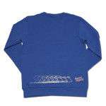 Red Lionize on Blue Sweatshirt
