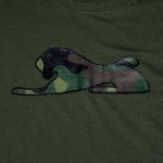 Men's Army Camouflage Lion T-Shirt