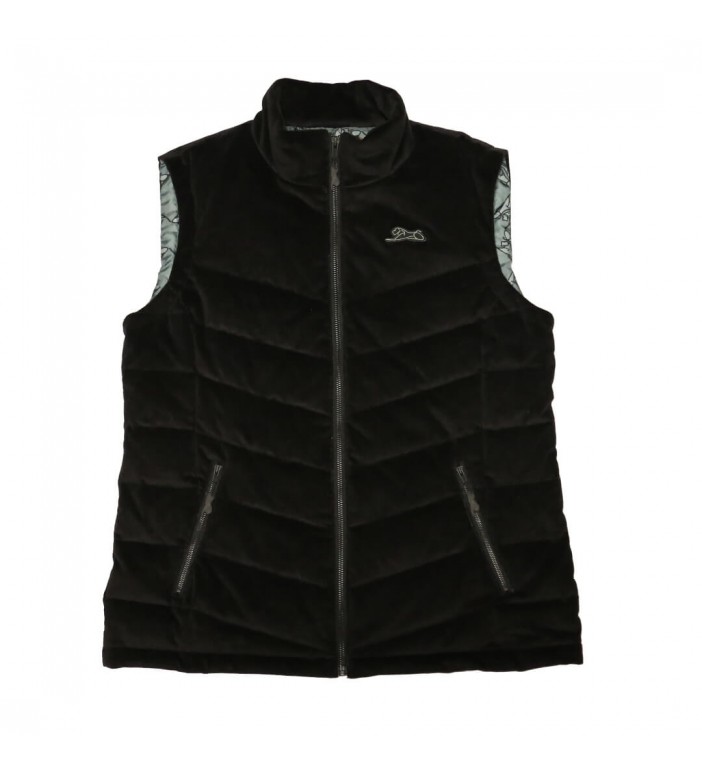 Women's Black Corduroy Vest